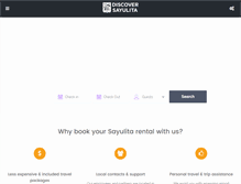 Tablet Screenshot of discoversayulita.com